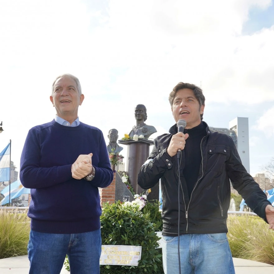 El peronismo recordó a Evita con actos separados y la ausencia de Máximo Kirchner
